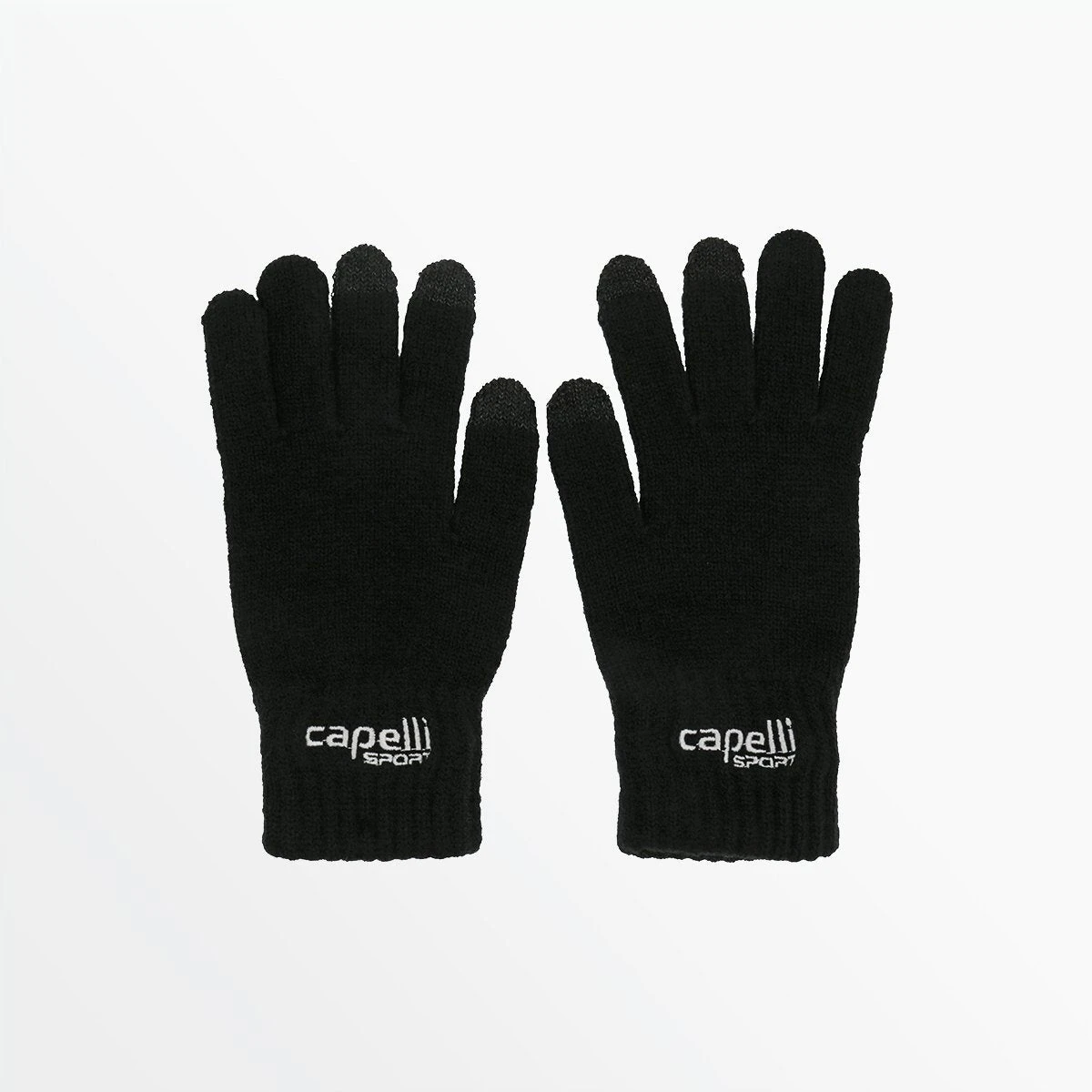 CapelliSport YOUTH BRANDED KNIT GLOVE WITH 3 FINGER TOUCH 3 CapelliSport YOUTH BRANDED KNIT GLOVE WITH 3 FINGER TOUCH