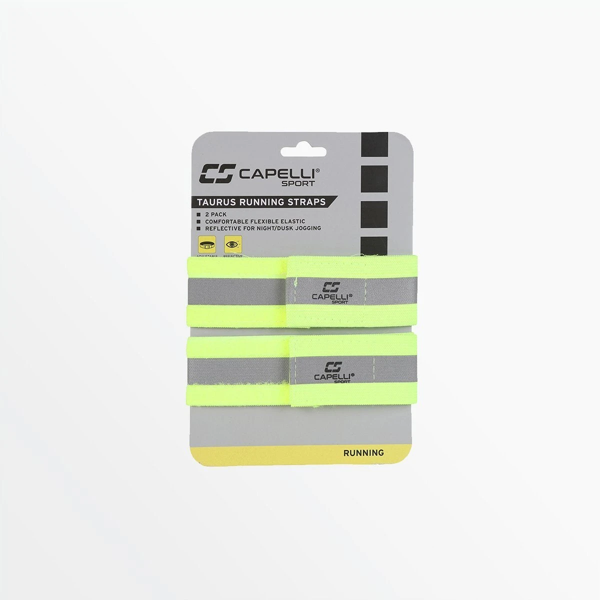 CapelliSport 2 PACK ELASTIC REFLECTIVE BANDS FITNESS EQUIPMENT 4 CapelliSport 2 PACK ELASTIC REFLECTIVE BANDS FITNESS EQUIPMENT
