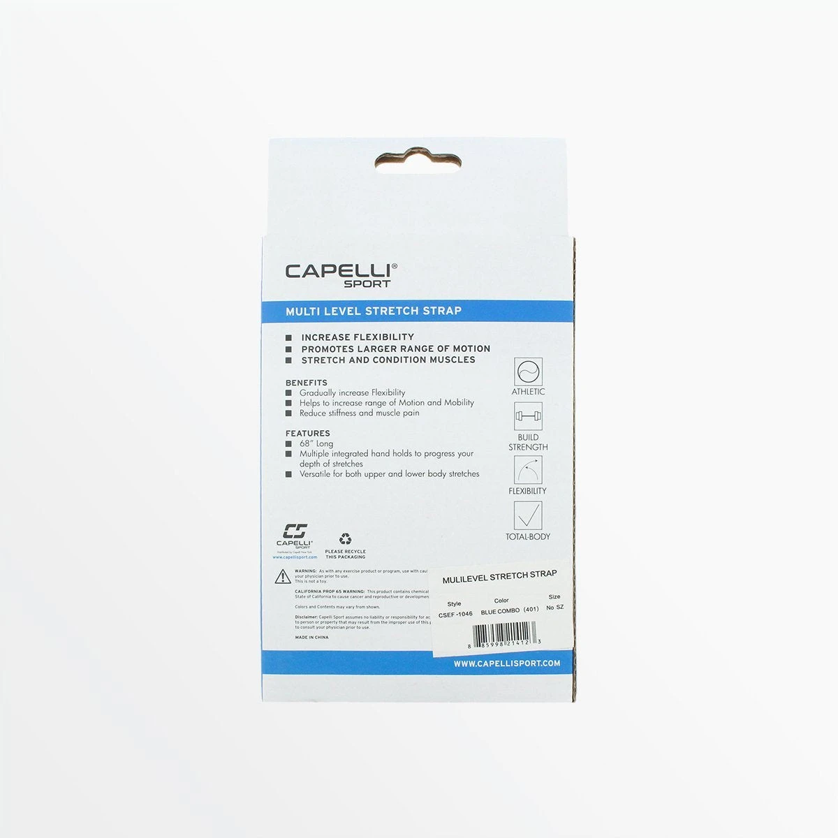 CapelliSport MULTILEVEL STRETCH STRAP 6 CapelliSport MULTILEVEL STRETCH STRAP