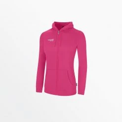 Capellisport.com WOMEN’S BASICS FLEECE ZIP UP HOODIE
