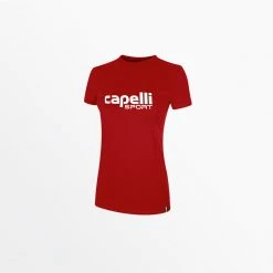 Capellisport.com WOMEN’S LOGO TEE W OVERSIZED CENTER LOGO TOPS 14 Capellisport.com WOMEN’S LOGO TEE W OVERSIZED CENTER LOGO TOPS