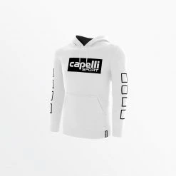 Capellisport.com YOUTH LIFESTYLE FLEECE HOODIE WITH LOGO AND 4 CUBE SLEEVES 14 Capellisport.com YOUTH LIFESTYLE FLEECE HOODIE WITH LOGO AND 4 CUBE SLEEVES