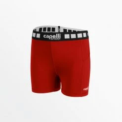CapelliSport BOTTOMS GIRL'S 4" PERFORMANCE SHORTS 20 CapelliSport BOTTOMS GIRL'S 4