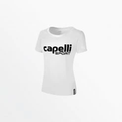 Capellisport.com WOMEN'S LIFESTYLE SCOOP NECK TEE W/ OVERSIZED CENTER LOGO 8 Capellisport.com WOMEN'S LIFESTYLE SCOOP NECK TEE W/ OVERSIZED CENTER LOGO