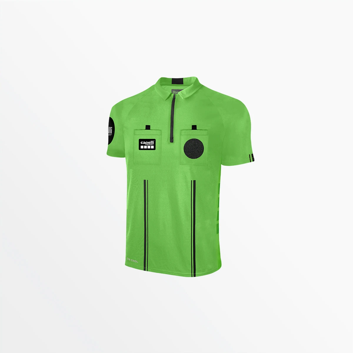 CapelliSport TOPS MEN'S OFFICIAL REFEREE 1/4 ZIP SHORT SLEEVE JERSEY 3 CapelliSport TOPS MEN'S OFFICIAL REFEREE 1/4 ZIP SHORT SLEEVE JERSEY