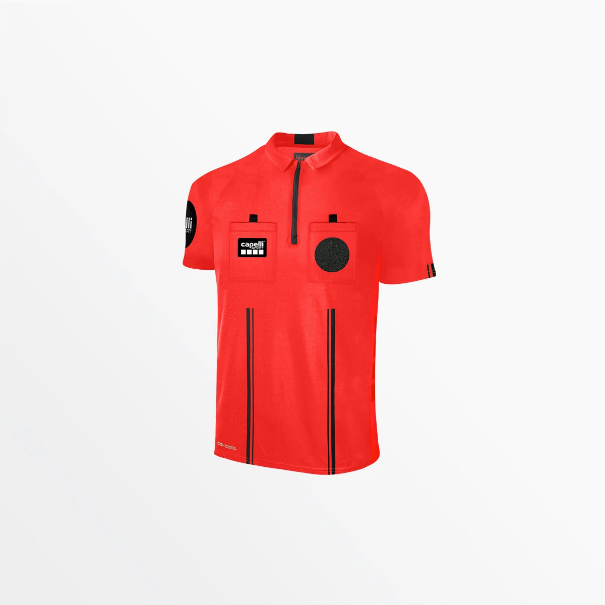 CapelliSport TOPS MEN'S OFFICIAL REFEREE 1/4 ZIP SHORT SLEEVE JERSEY 7 CapelliSport TOPS MEN'S OFFICIAL REFEREE 1/4 ZIP SHORT SLEEVE JERSEY