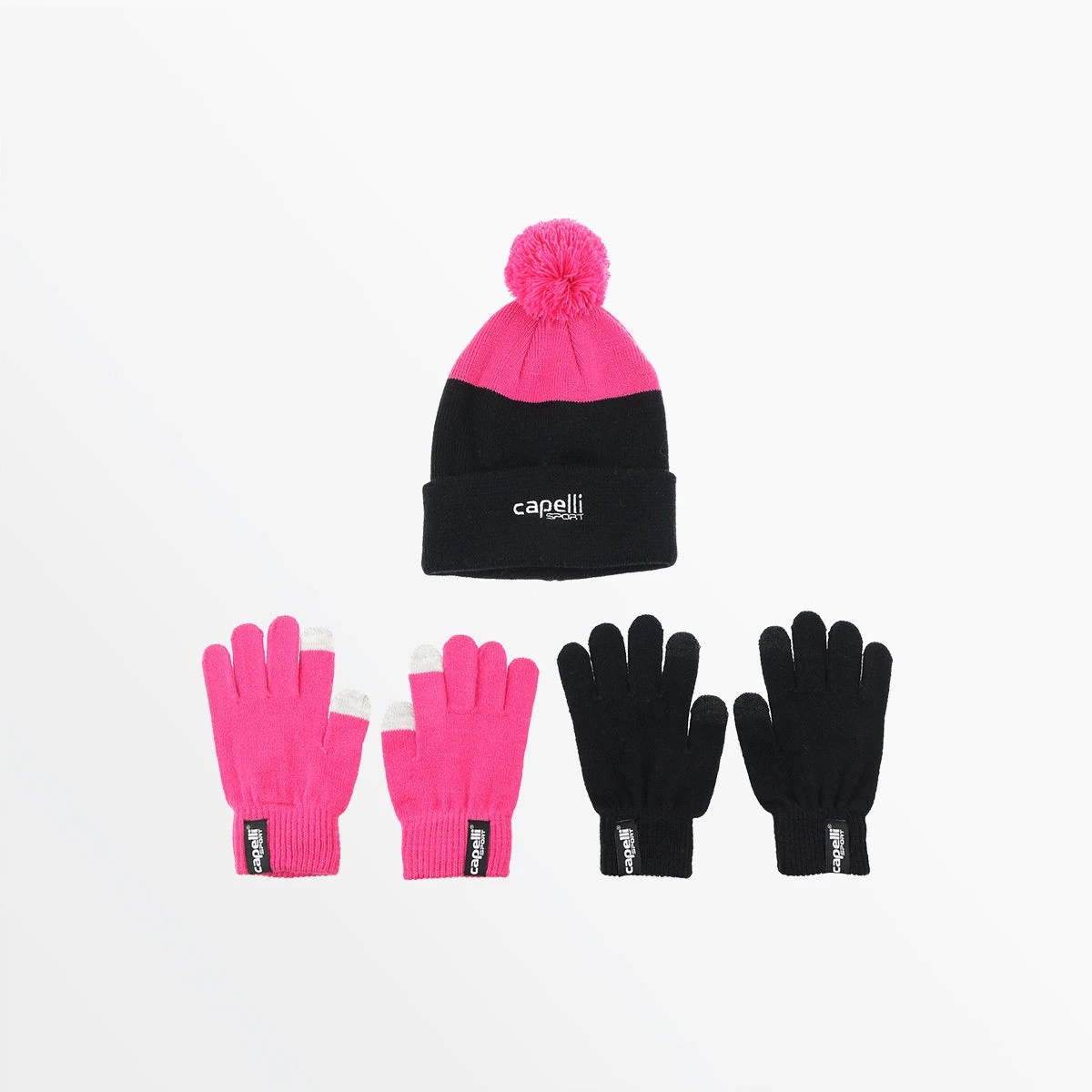 CapelliSport ACCESSORIES YOUTH TWO-TONE HAT & GLOVES -SET 16 CapelliSport ACCESSORIES YOUTH TWO-TONE HAT & GLOVES -SET