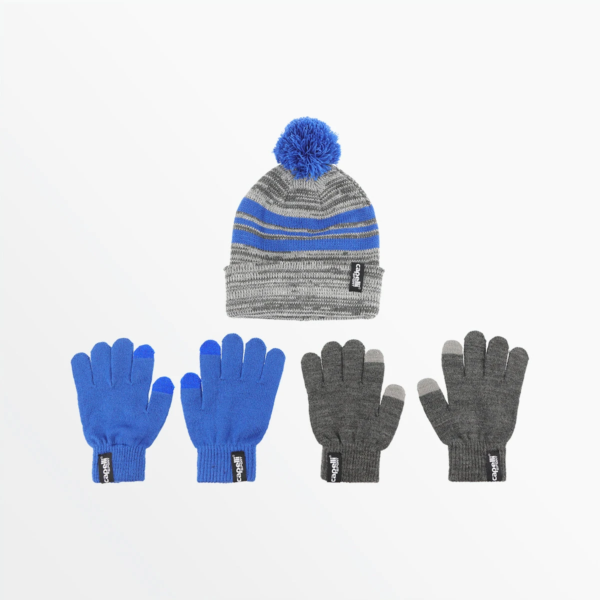 CapelliSport YOUTH STRIPED HAT & GLOVES-SET 12 CapelliSport YOUTH STRIPED HAT & GLOVES-SET