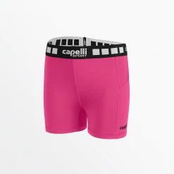 CapelliSport BOTTOMS GIRL'S 4" PERFORMANCE SHORTS