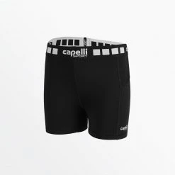 CapelliSport BOTTOMS GIRL'S 4" PERFORMANCE SHORTS 16 CapelliSport BOTTOMS GIRL'S 4